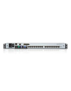 ATEN Switch KVM over IP LCD a due binari Multi-Interface Cat 5 a 16 porte per 1 accesso condiviso locale remoto 2
