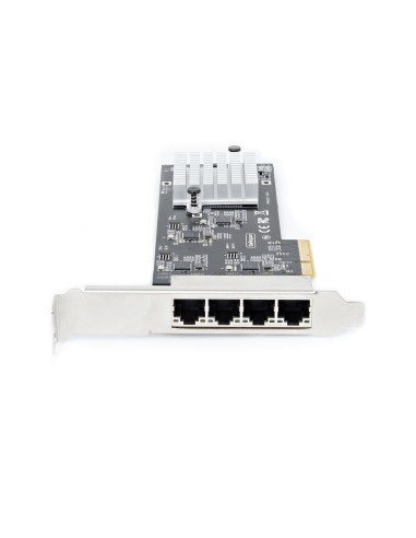 StarTech.com Scheda di rete 2.5 Gigabit a 4 porte - Scheda Ethernet PCIe da 2,5 Gbps NBASE-T, Intel I225-V, Scheda di rete per