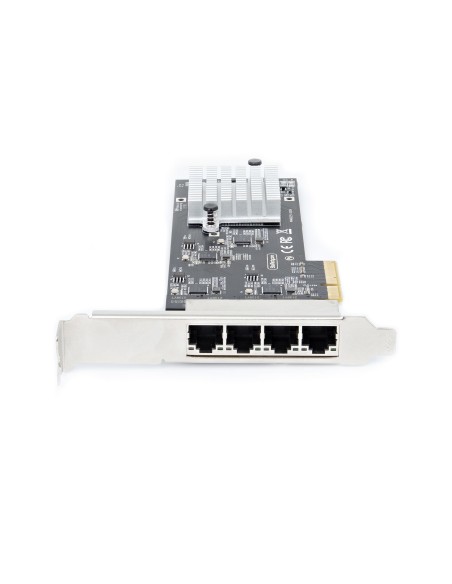 StarTech.com Scheda di rete 2.5 Gigabit a 4 porte - Scheda Ethernet PCIe da 2,5 Gbps NBASE-T, Intel I225-V, Scheda di rete per