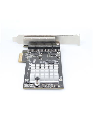 StarTech.com Scheda di rete 2.5 Gigabit a 4 porte - Scheda Ethernet PCIe da 2,5 Gbps NBASE-T, Intel I225-V, Scheda di rete per