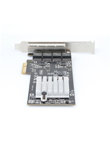 StarTech.com Scheda di rete 2.5 Gigabit a 4 porte - Scheda Ethernet PCIe da 2,5 Gbps NBASE-T, Intel I225-V, Scheda di rete per