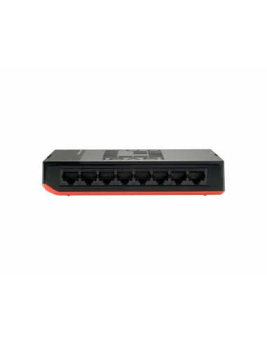 LevelOne GSW-0807 switch di rete Non gestito Gigabit Ethernet (10 100 1000) Nero, Rosso