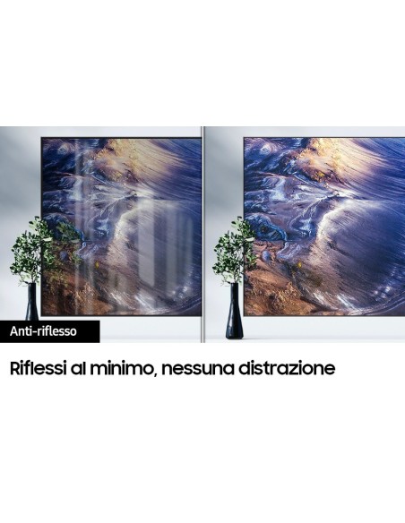 Samsung Series 9 TV QE85QN90CATXZT Neo QLED 4K, Smart TV 85" Processore Neural Quantum 4K, Dolby Atmos e OTS+, Carbon Silver