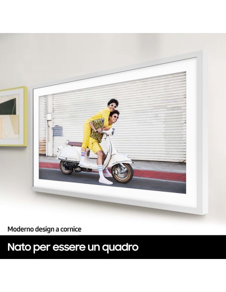 Samsung Lifestyle TV QE32LS03CBUXZT The Frame QLED Full HD, Smart TV 32" Matte Display, OTS Lite, Black 2023