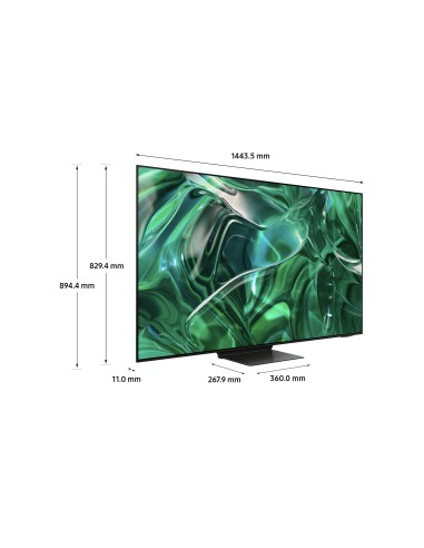 Samsung Series 9 TV QE65S95CATXZT OLED 4K, Smart TV 65" Processore Neural Quantum 4K, Dolby Atmos e OTS+, Titan Black 2023