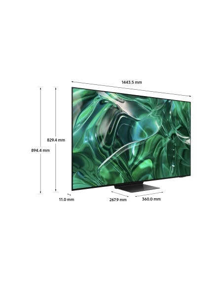 Samsung Series 9 TV QE65S95CATXZT OLED 4K, Smart TV 65" Processore Neural Quantum 4K, Dolby Atmos e OTS+, Titan Black 2023
