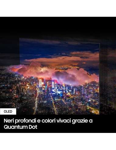 Samsung Series 9 TV QE65S95CATXZT OLED 4K, Smart TV 65" Processore Neural Quantum 4K, Dolby Atmos e OTS+, Titan Black 2023