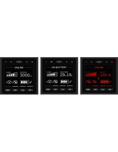 APC SRTG8KXLI gruppo di continuità (UPS) Doppia conversione (online) 8 kVA 8000 W 3 presa(e) AC