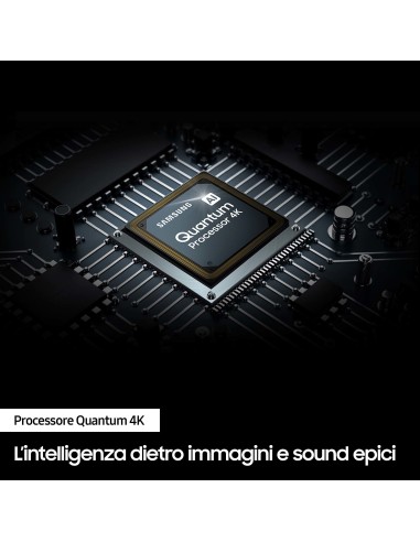 Samsung Series 7 TV QE75Q70CATXZT QLED 4K, Smart TV 75" Processore Quantum 4K, OTS Lite, Titan Gray 2023