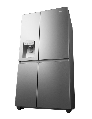 Hisense RS818N4TIE frigorifero side-by-side Libera installazione 632 L E Stainless steel