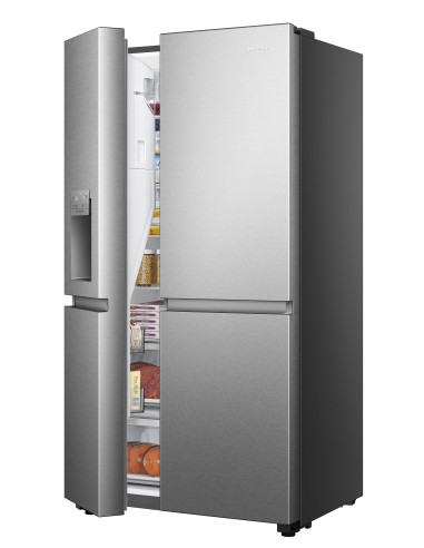 Hisense RS818N4TIE frigorifero side-by-side Libera installazione 632 L E Stainless steel