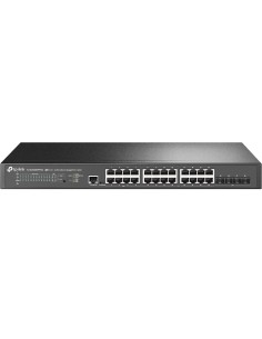 TP-Link TL-SG3428XPP-M2 switch di rete Gestito L2+ 2.5G Ethernet (100 1000 2500) Supporto Power over Ethernet (PoE) 1U Nero
