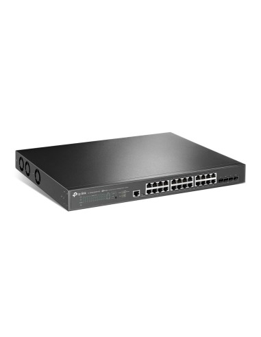TP-Link TL-SG3428XPP-M2 switch di rete Gestito L2+ 2.5G Ethernet (100 1000 2500) Supporto Power over Ethernet (PoE) 1U Nero