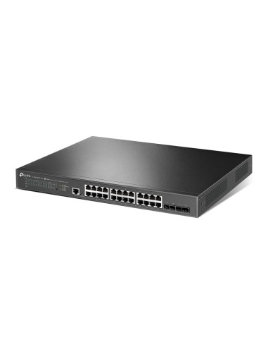 TP-Link TL-SG3428XPP-M2 switch di rete Gestito L2+ 2.5G Ethernet (100 1000 2500) Supporto Power over Ethernet (PoE) 1U Nero