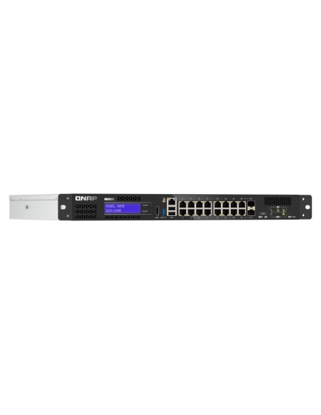 QNAP QGD-1600 Gestito Gigabit Ethernet (10 100 1000) 1U Nero, Grigio
