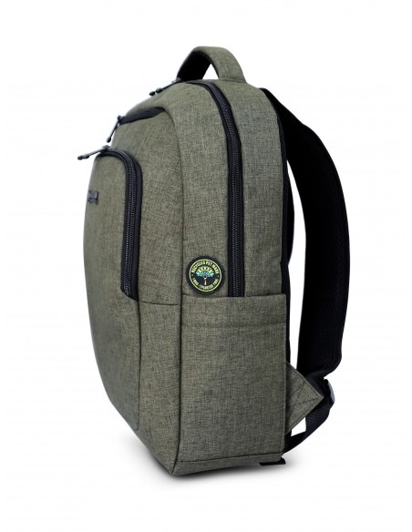 Urban Factory ECB34UF borsa per laptop 35,8 cm (14.1") Zaino Cachi