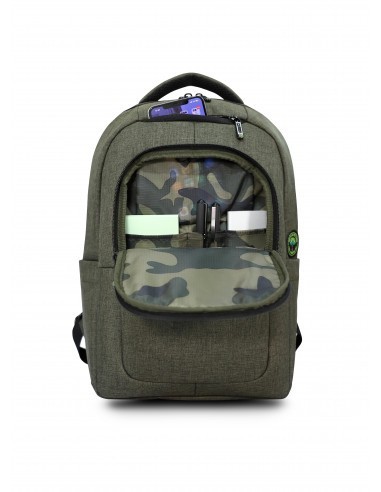 Urban Factory ECB34UF borsa per laptop 35,8 cm (14.1") Zaino Cachi