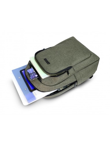 Urban Factory ECB34UF borsa per laptop 35,8 cm (14.1") Zaino Cachi