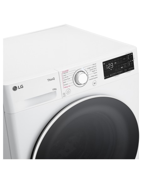 LG F4R3710NSWW Lavatrice 10kg AI DD, Classe A-10%, 1400 giri, Autodosaggio,Wi-Fi