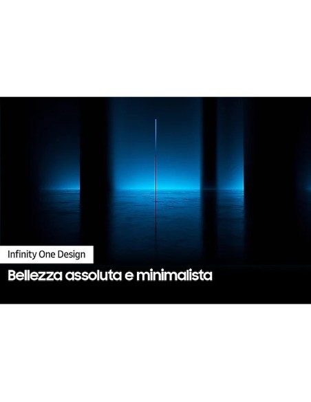 Samsung Series 8 TV QE65QN800CTXZT Neo QLED 8K, Smart TV 65" Processore Neural Quantum 8K, Dolby Atmos e OTS+, Titan Black 2023
