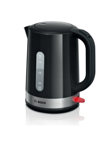 Bosch TWK6A513 bollitore elettrico 1,7 L 2200 W Nero, Stainless steel