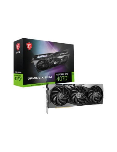 MSI GEFORCE RTX 4070 TI GAMING X SLIM 12G scheda video NVIDIA 12 GB GDDR6X