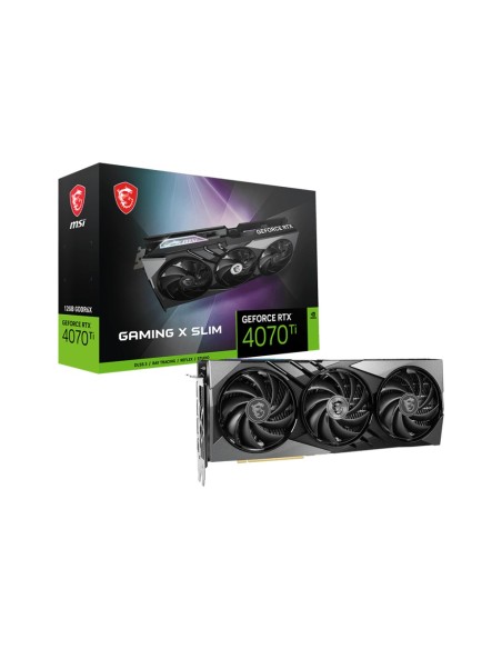 MSI GEFORCE RTX 4070 TI GAMING X SLIM 12G scheda video NVIDIA 12 GB GDDR6X