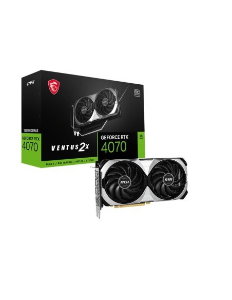 MSI GEFORCE RTX 4070 VENTUS 2X 12G OC scheda video NVIDIA 12 GB GDDR6X
