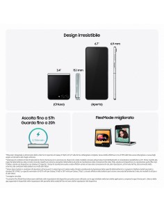 Samsung Galaxy Z Flip5 RAM 8GB Display 3,4" Super AMOLED 6,7" Dynamic AMOLED 2X Cream 512GB 2
