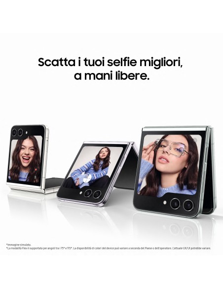 Samsung Galaxy Z Flip5 RAM 8GB Display 3,4" Super AMOLED 6,7" Dynamic AMOLED 2X Cream 512GB