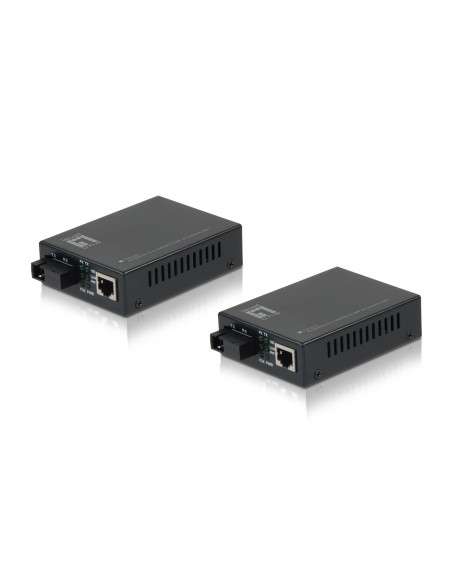 LevelOne FVT-2202 convertitore multimediale di rete 100 Mbit s Nero