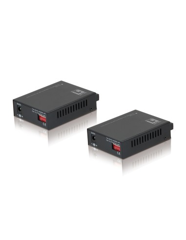LevelOne FVT-2202 convertitore multimediale di rete 100 Mbit s Nero