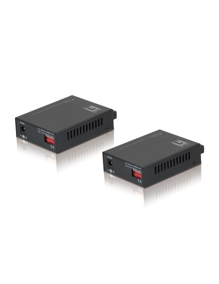 LevelOne FVT-2202 convertitore multimediale di rete 100 Mbit s Nero