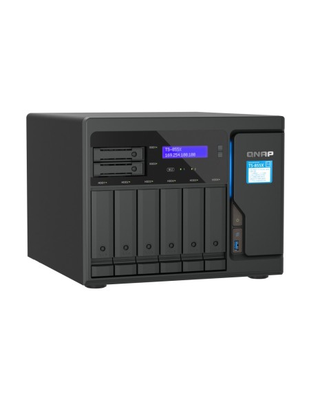 QNAP TS-855X SAN Tower Collegamento ethernet LAN Nero C5125