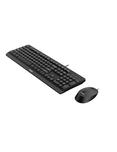 Philips 2000 series SPT6207BL 34 tastiera Mouse incluso USB QWERTY Inglese Nero