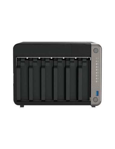 QNAP TS-AI642-8G server NAS e di archiviazione Tower Collegamento ethernet LAN Nero Cortex-A76