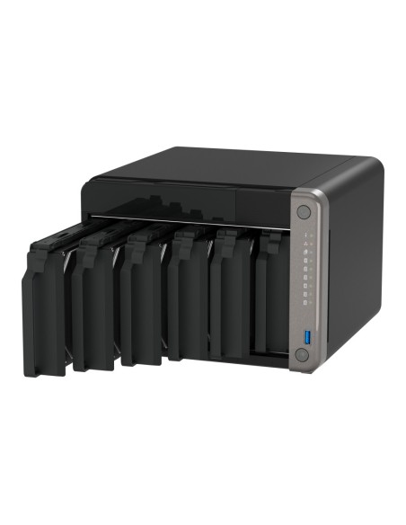 QNAP TS-AI642-8G server NAS e di archiviazione Tower Collegamento ethernet LAN Nero Cortex-A76
