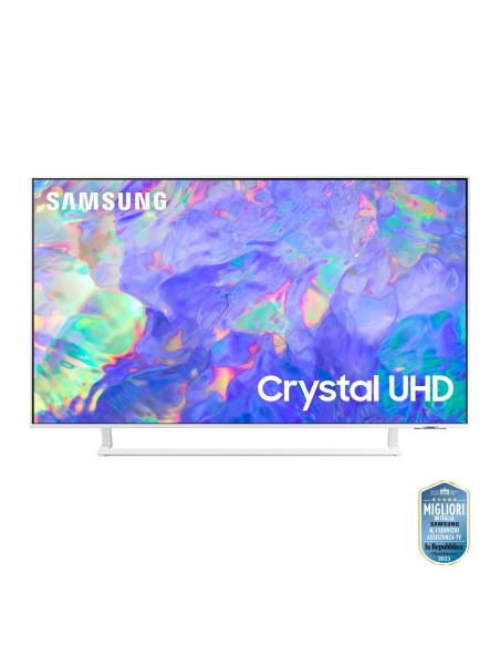 Samsung Series 8 TV UE50CU8580UXZT Crystal UHD 4K, Smart TV 50" Dynamic Crystal color, OTS Lite, White 2023
