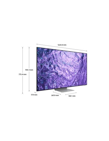 Samsung Series 7 TV QE55QN700CTXZT Neo QLED 8K, Smart TV 55" Processore Neural Quantum 8K Lite, Dolby Atmos e OTS Lite, Titan