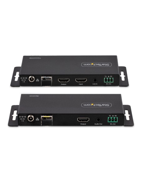 StarTech.com Kit Extender HDMI su fibra ottica LC, 4K 60Hz fino a 1km (Single Mode) o 300m (Multimode) - Estensore HDMI, HDR,