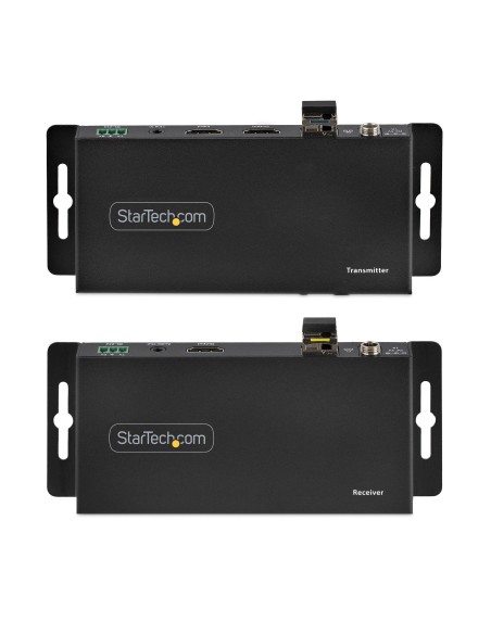 StarTech.com Kit Extender HDMI su fibra ottica LC, 4K 60Hz fino a 1km (Single Mode) o 300m (Multimode) - Estensore HDMI, HDR,