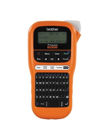 Brother P-touch Edge PT-E110 stampante per etichette (CD) Trasferimento termico 180 x 180 DPI 20 mm s HGe TZe QWERTY