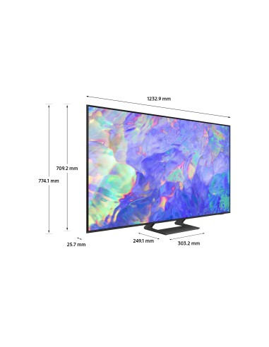 Samsung Series 8 TV UE65CU8570UXZT Crystal UHD 4K, Smart TV 65" Dynamic Crystal color, OTS Lite, Titan Gray 2023