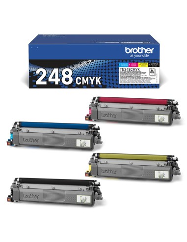 Brother TN-248VAL cartuccia toner 4 pz Originale Nero, Ciano, Magenta, Giallo