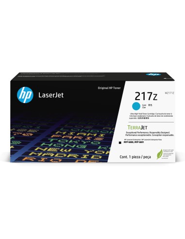 HP Cartuccia toner originale ciano ad altissima capacità LaserJet 217Z