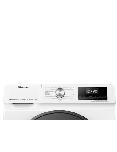Hisense WFQA8014EVJMW lavatrice Caricamento frontale 8 kg 1400 Giri min Bianco