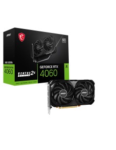 MSI GEFORCE RTX 4060 VENTUS 2X BLACK 8G OC scheda video NVIDIA 8 GB GDDR6