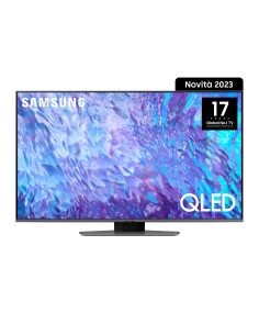 Samsung Series 8 TV QE50Q80CATXZT QLED 4K, Smart TV 50" Processore Neural Quantum 4K, Dolby Atmos e OTS Lite, Carbon Silver 2023
