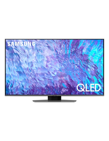 Samsung Series 8 TV QE50Q80CATXZT QLED 4K, Smart TV 50" Processore Neural Quantum 4K, Dolby Atmos e OTS Lite, Carbon Silver 2023