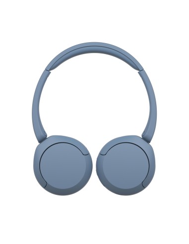 Sony Cuffie Bluetooth wireless WH-CH520 - Durata della batteria fino a 50 ore con ricarica rapida, stile on-ear - Blu